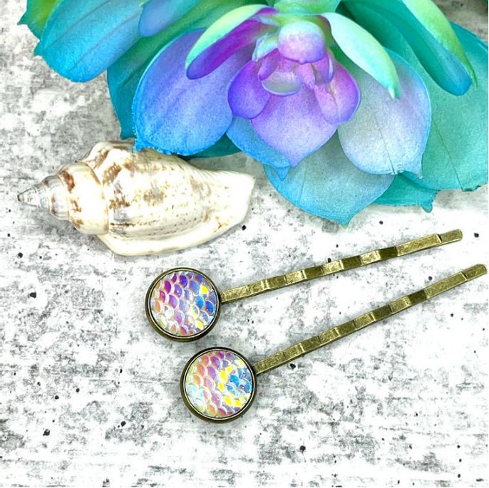 Rainbow Mermaid Bobby Pins (2 colors)