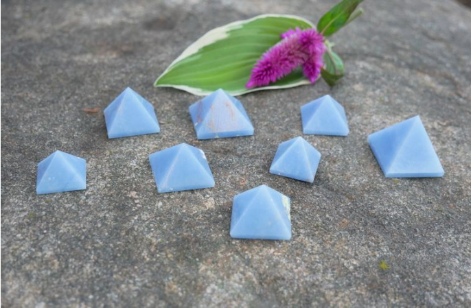 Angelite Pyramids