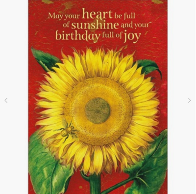 Sunshine Birthday Greeting Card