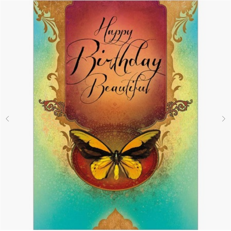 Happy Birthday, Beautiful Greeting Card