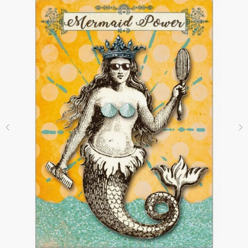 Mermaid Power Greeting Card
