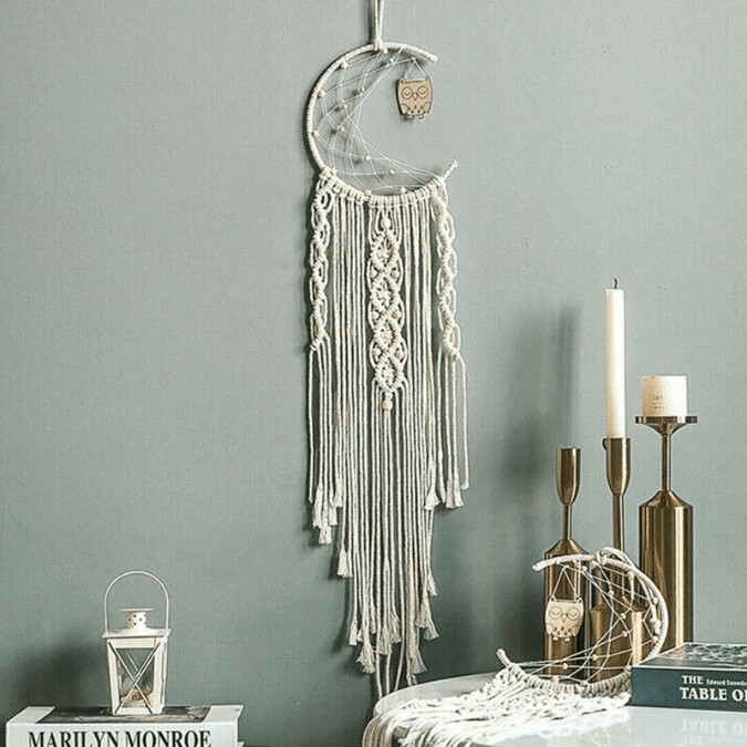 Star/Moon/Owl Macrame Wall Hangings