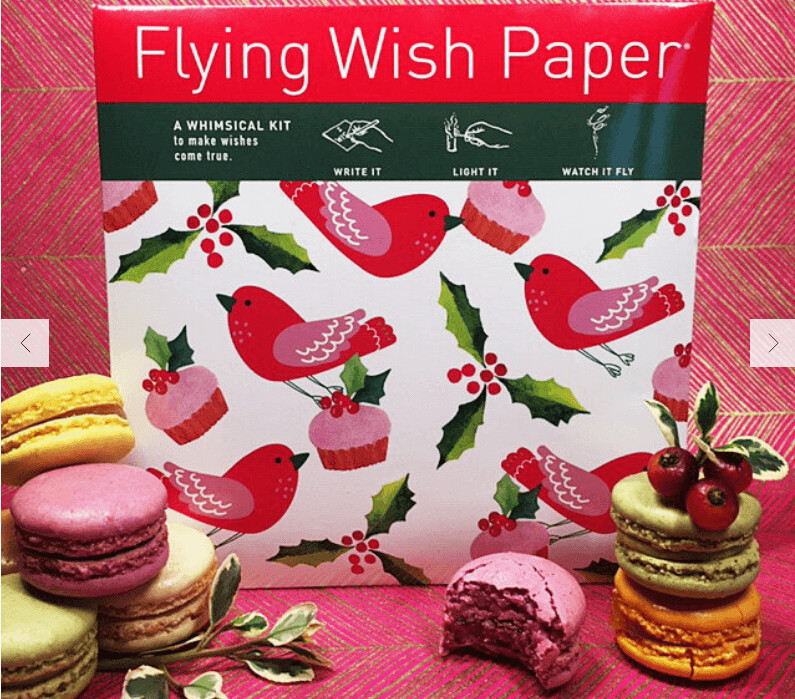 Christmas Cakes Flying Wish Paper (50 Wishes!)