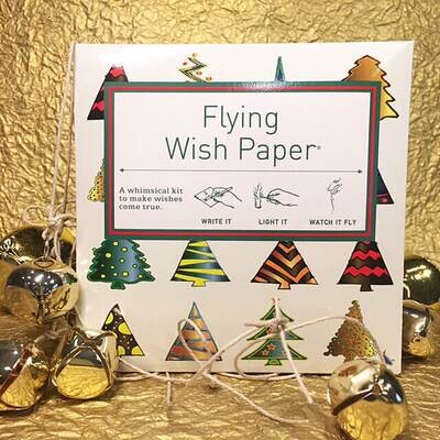Holiday Trees Flying Wish Paper