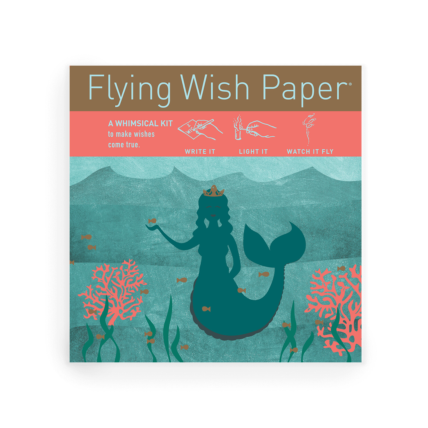 Mermaid Flying Wish Paper