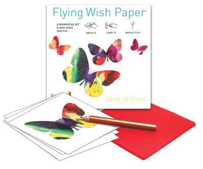 Love is Love Flying Wish Paper