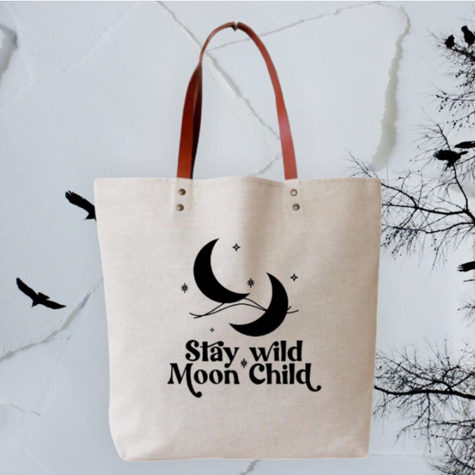 Stay Wild Moon Child Tote