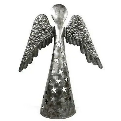 Angel Starlight Haitian Metal Drum Sculpture