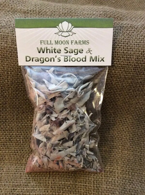 White Sage and Dragon's Blood Mix White Sage and Dragon's Blood Mix