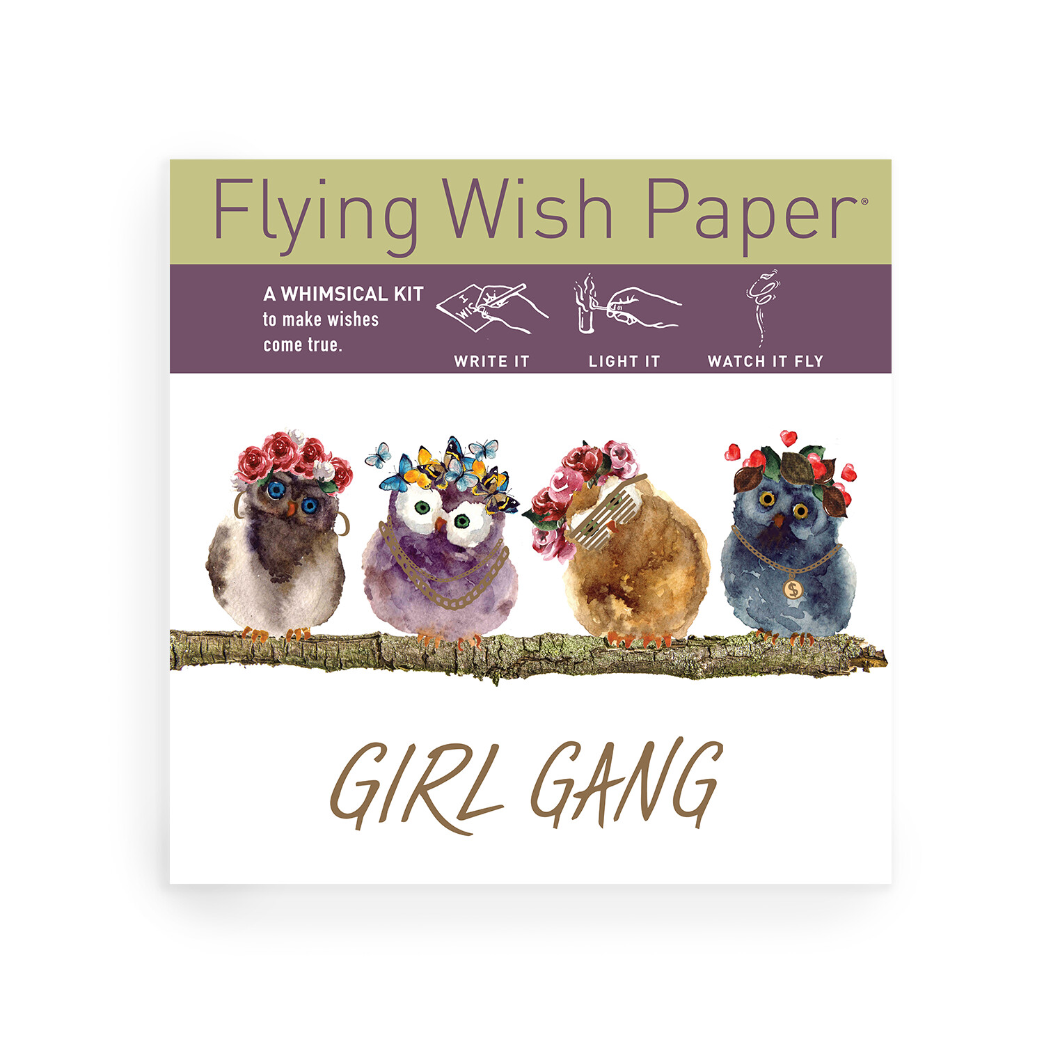 Girl Gang Flying Wish Paper