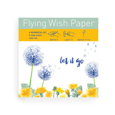 Let it Go Flying Wish Paper