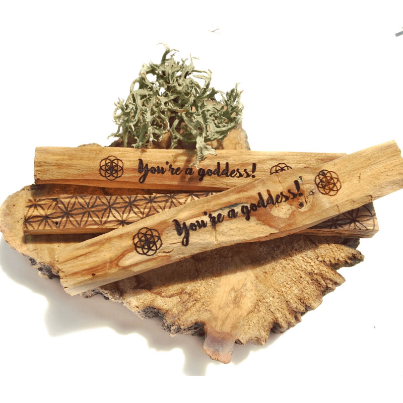 Engraved Palo Santo