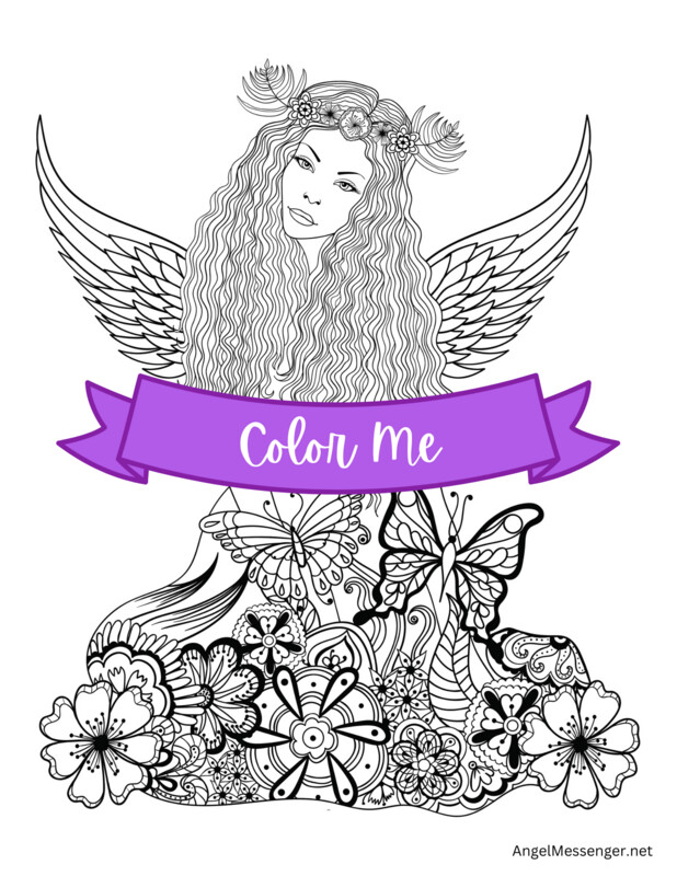 Angel Coloring Page