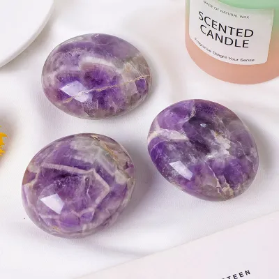 Dream Amethyst Palm Stone