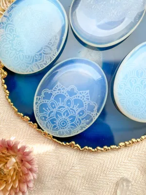 Etched Worry Stones