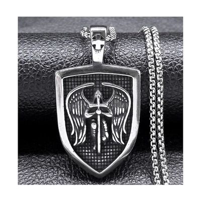 Archangel Michael Pendant Necklace