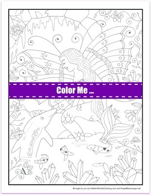 Boomali Dolphin Spirit Coloring Page