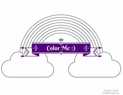 Rainbow Coloring Page