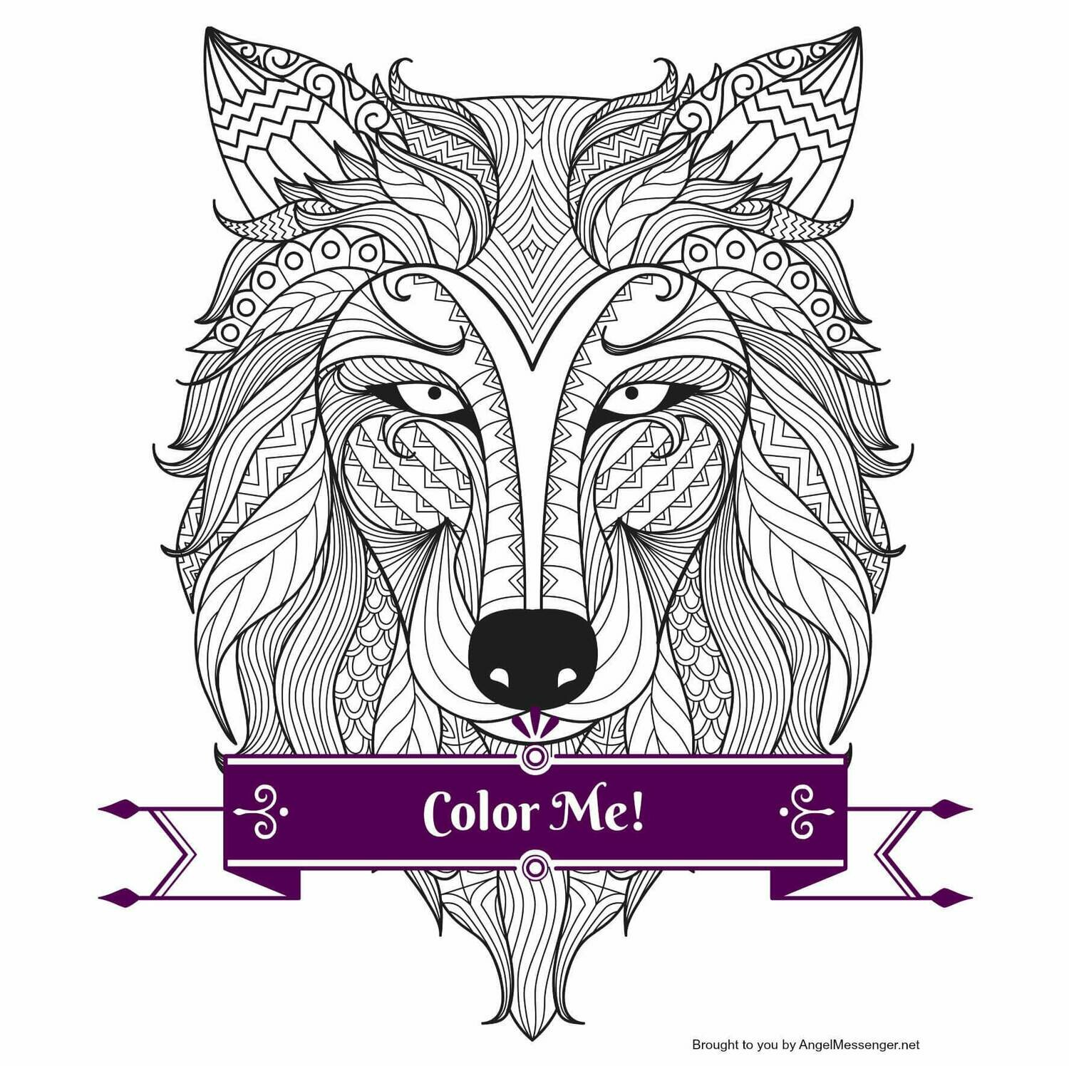 Wolf Coloring Page