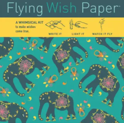 Elephant Flying Wish Paper