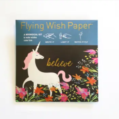 Unicorn Flying Wish Paper