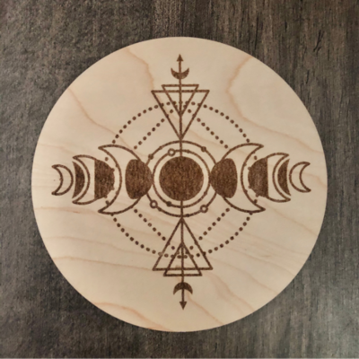 Moon Phases Crystal Grid