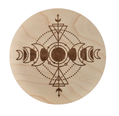 Moon Phases Crystal Grid