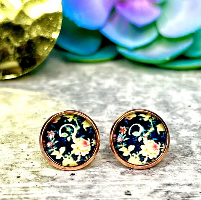 Vintage Floral Earrings