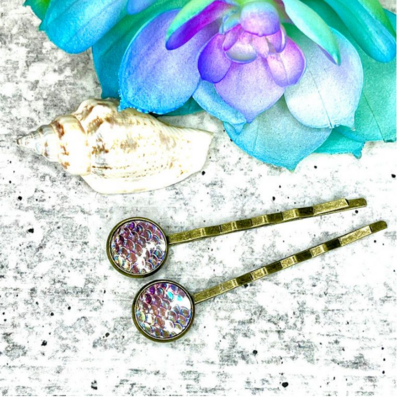 Rainbow Mermaid Bobby Pins (2 colors)