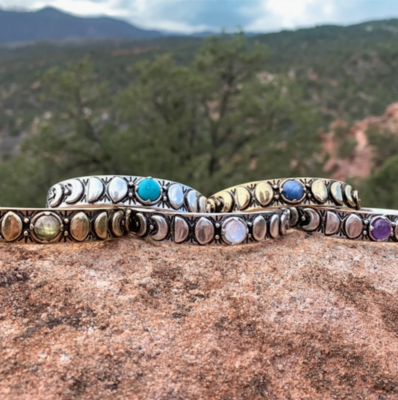 Moon Phases Cuff Bracelet