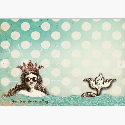 Mermaid Power Greeting Card