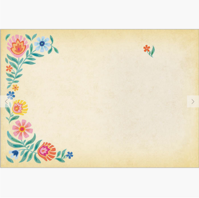 Happy Birthday Flowers Greeting Card