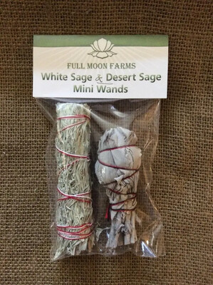 Mini White Sage and Desert Sage Mini White Sage and Desert Sage