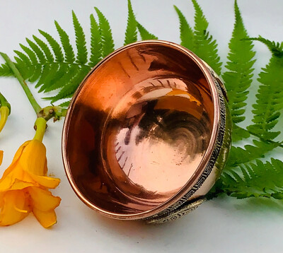 Flower of Life Copper Bowl