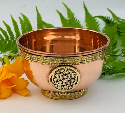 Flower of Life Copper Bowl Flower of Life Copper Bowl