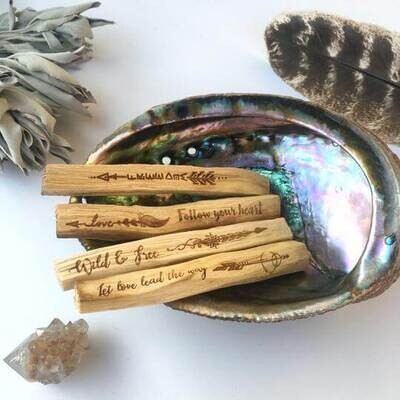 Engraved Palo Santo