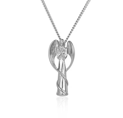 Angel Wings Cremation Urn Ash Pendant Necklace