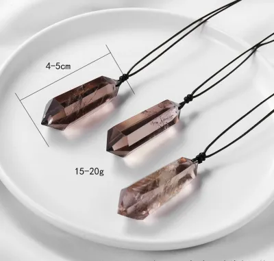 Smoky Quartz Pendant Necklace