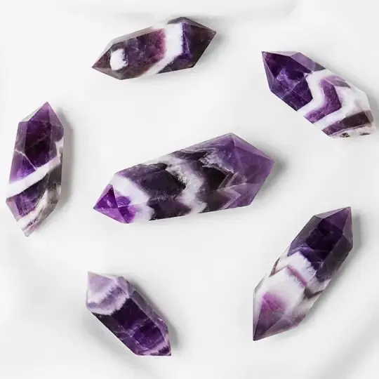 Double Terminated Dream Amethyst Double Terminated Dream Amethyst