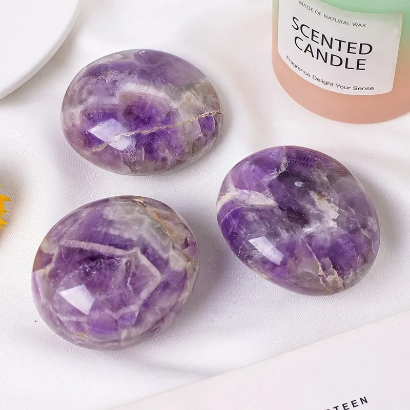 Dream Amethyst Palm Stone Dream Amethyst Palm Stone