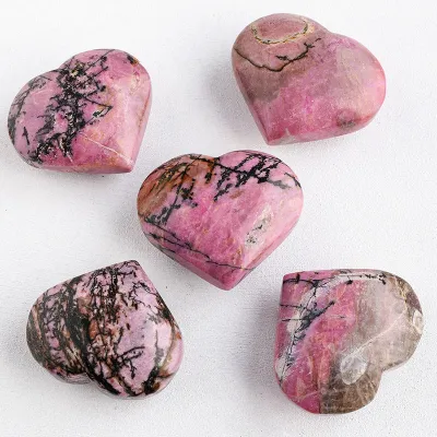 Rhodonite Heart