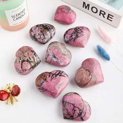 Rhodonite Heart Rhodonite Heart