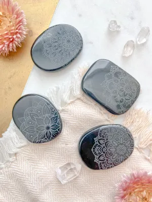 Etched Smooth Pocket Stones
