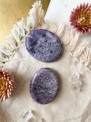 Etched Worry Stones