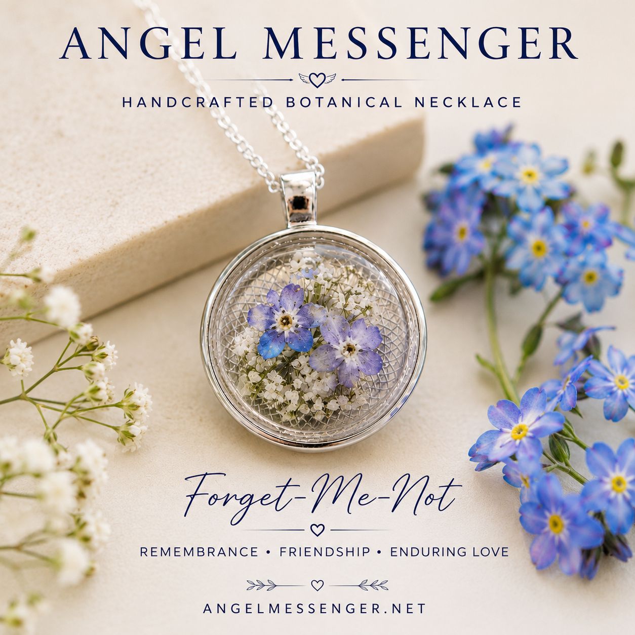 Forget-Me-Not Necklace