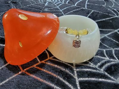 Enchanted Mushroom Handmade Resin Décor