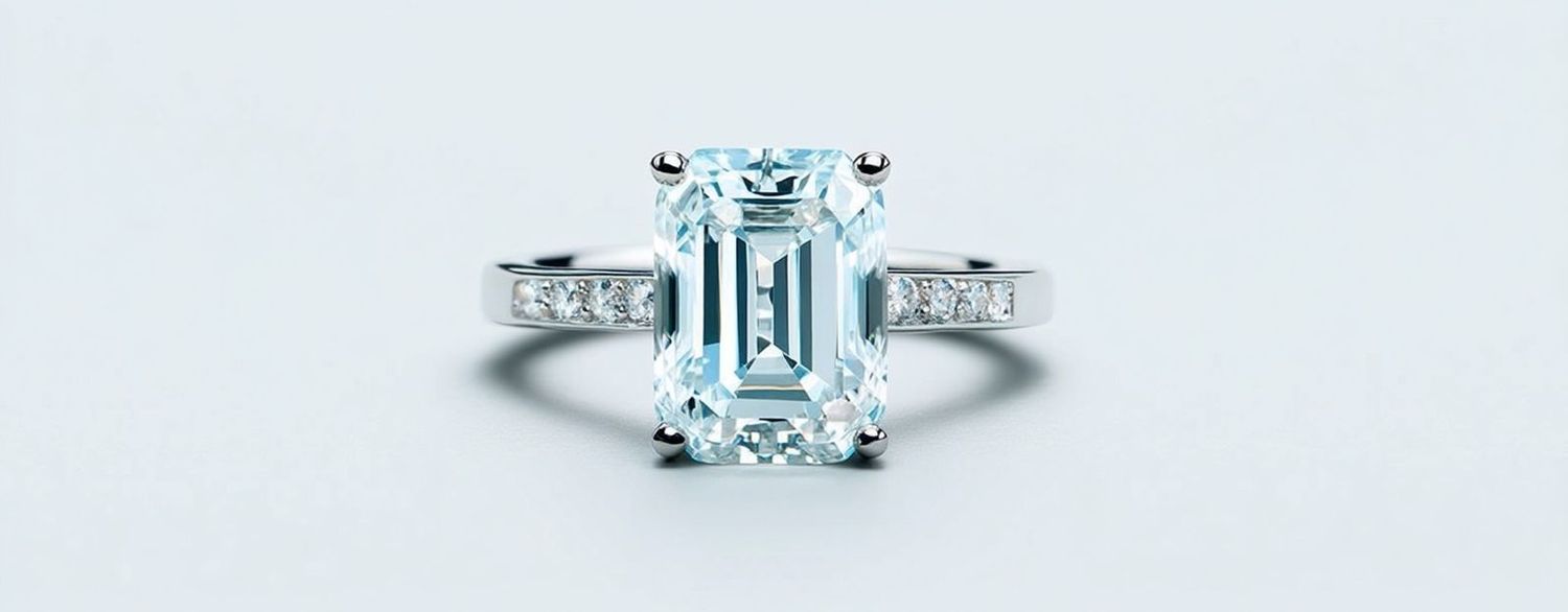 Anillo Aguamarina