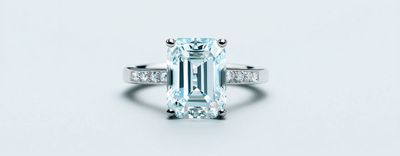 Anillo Aguamarina
