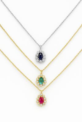 Piedra color: zafiros, rubíes, esmeraldas
