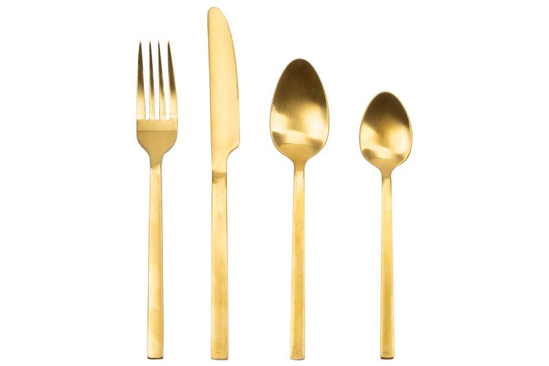 RETRO BESTEKSET 24-DELIG GOUD Artikel code 9144237/19